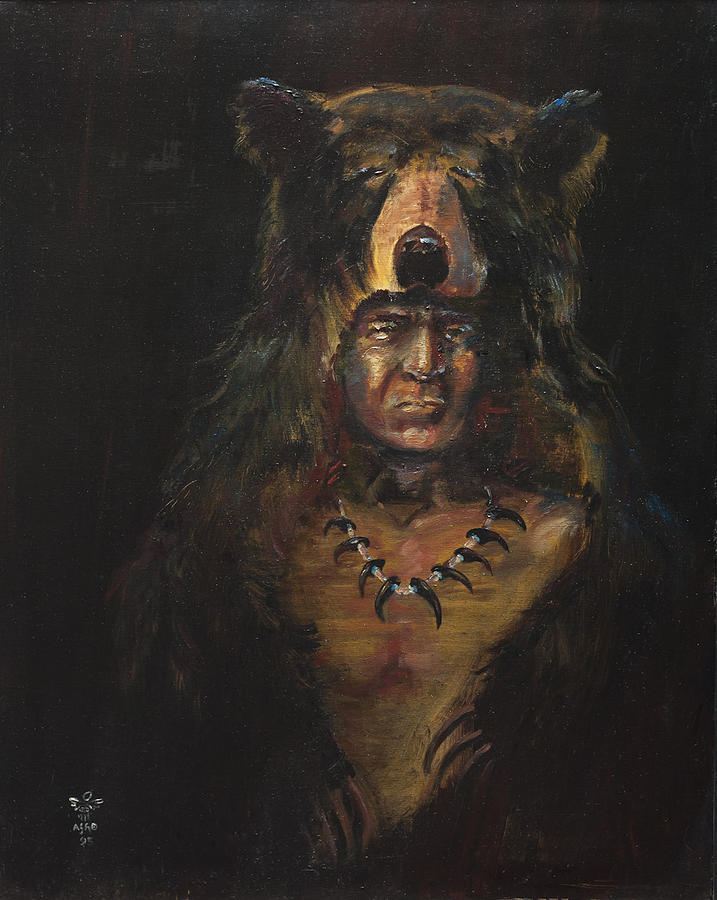 Bear Medicine Painting by Don Rankin