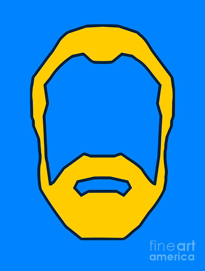Face Digital Art - Beard Graphic  by Pixel Chimp