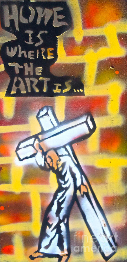 Bearing The Cross Painting