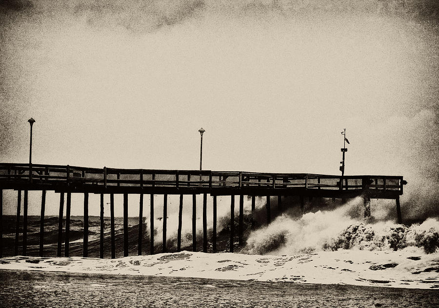 Beatin Pier Photograph by Kelly Reber