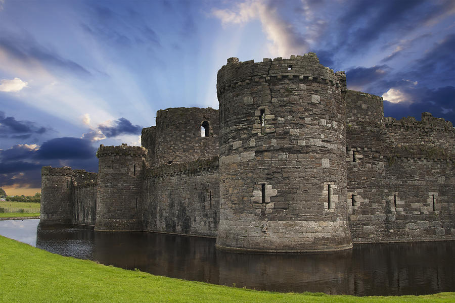 Beaumaris Castle Photograph by Brian Middleton - Pixels