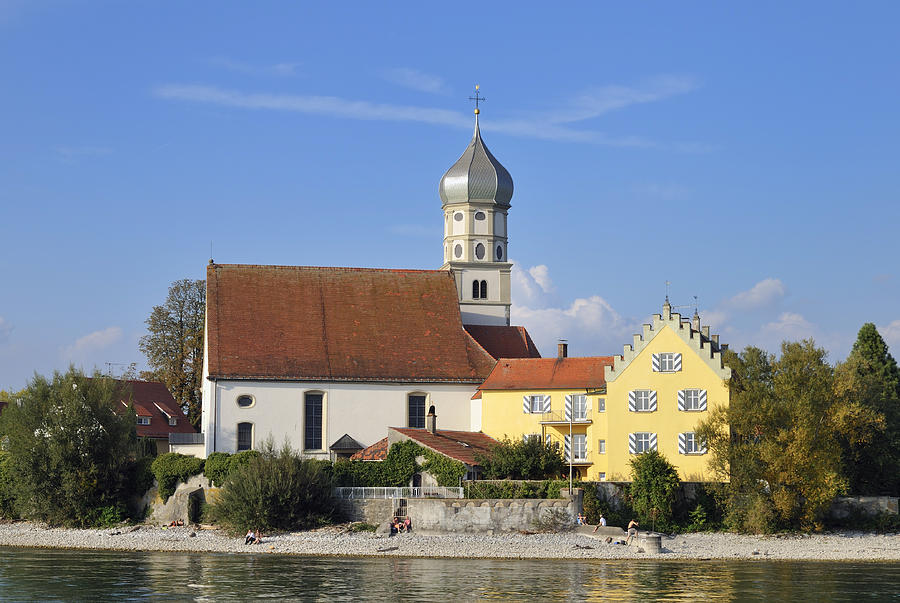 Beautiful church in Wasserburg Lake Constance Photograph by Matthias Hauser