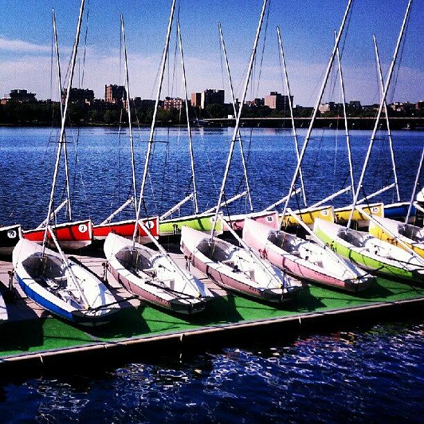 Boston Photograph - Beautiful Day On The Charles #boston by Casie Gillette