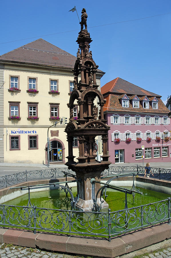 Beautiful fountain Rottweil Germany Photograph by Matthias Hauser