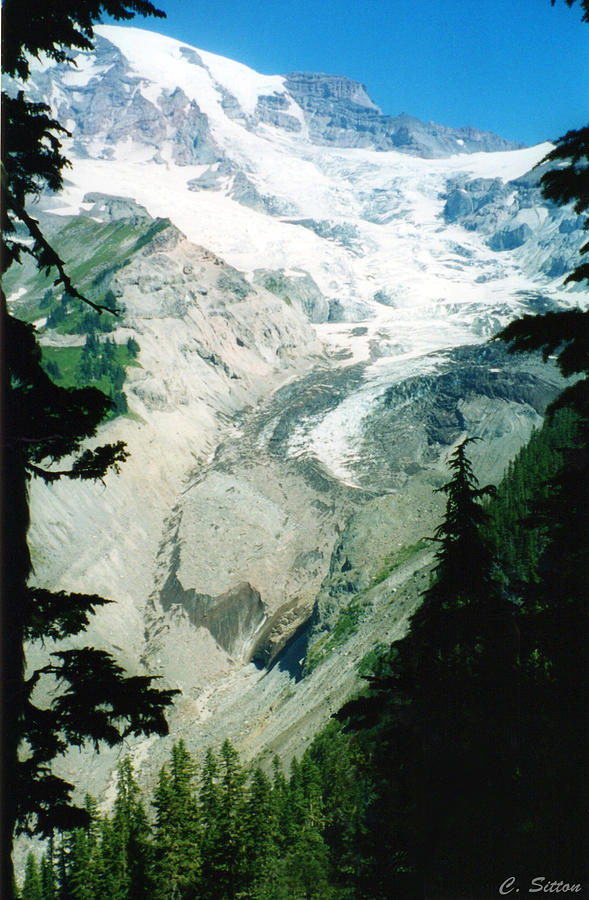 Beautiful Glacier Photograph by C Sitton