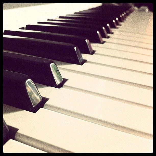 Music Photograph - #beautiful #piano #pianokeys #keyboard by Tarek Aly