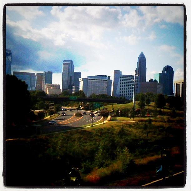 Charlotte Photograph - Beautiful Sky Line Of #clt by April Smith