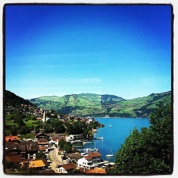 Beautiful Town With Lake View In Swiss ! Photograph by Jyothi Joshi
