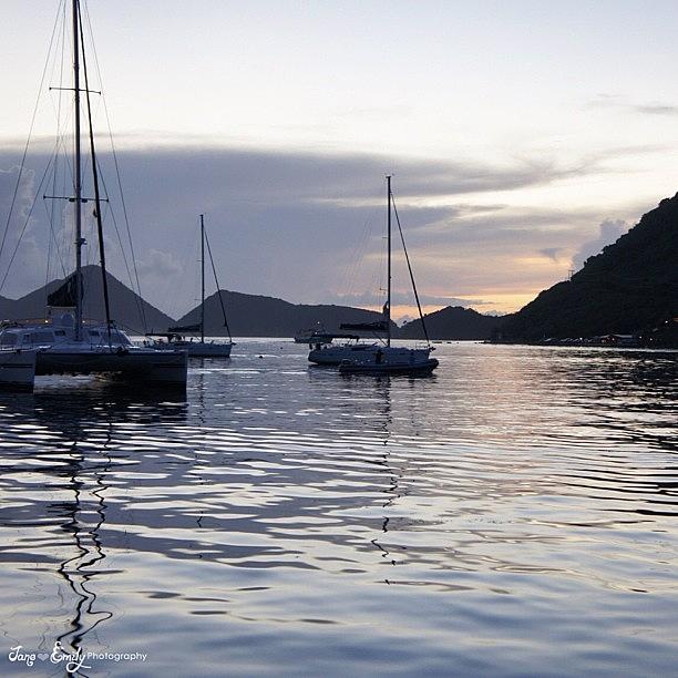 Boat Photograph - Beautiful Twilight In The British by Jane Emily
