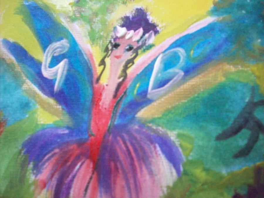 Because fairies are winners Painting by Judith Desrosiers