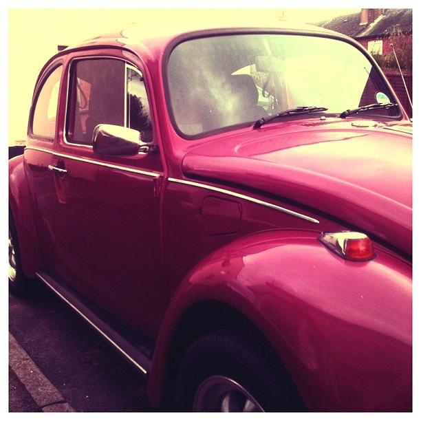 Vintage Photograph - #beetle #car #vintage #vintagecar by Just Berns