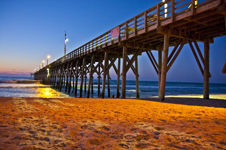 Pier Photograph - Before the Sun by Betsy Knapp
