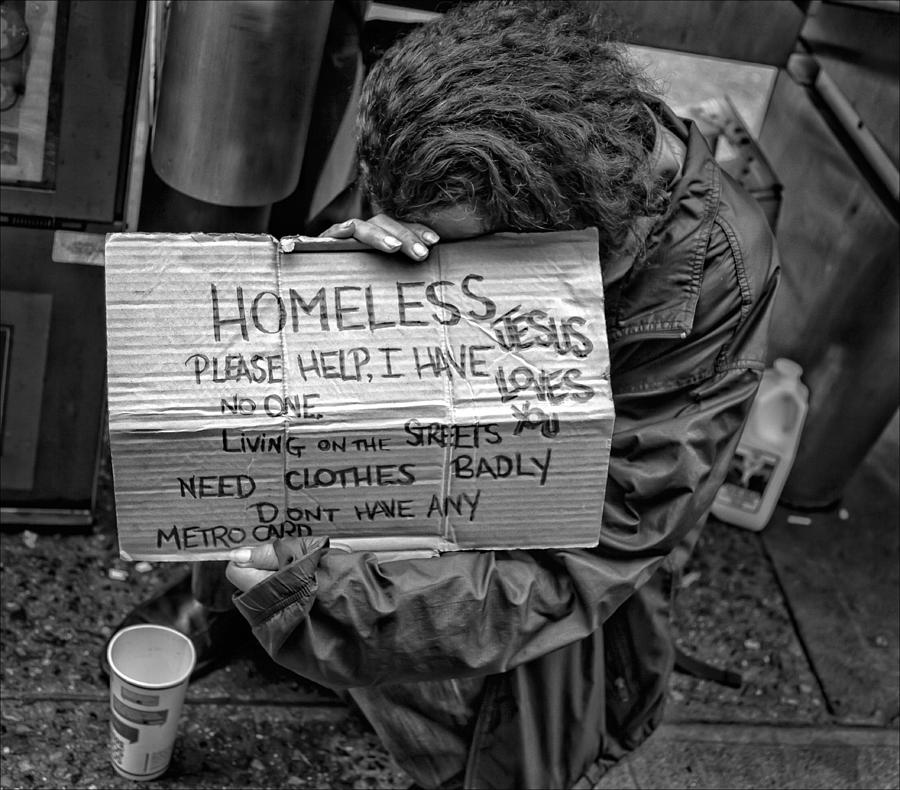 Begging NYC 2 Photograph by Robert Ullmann
