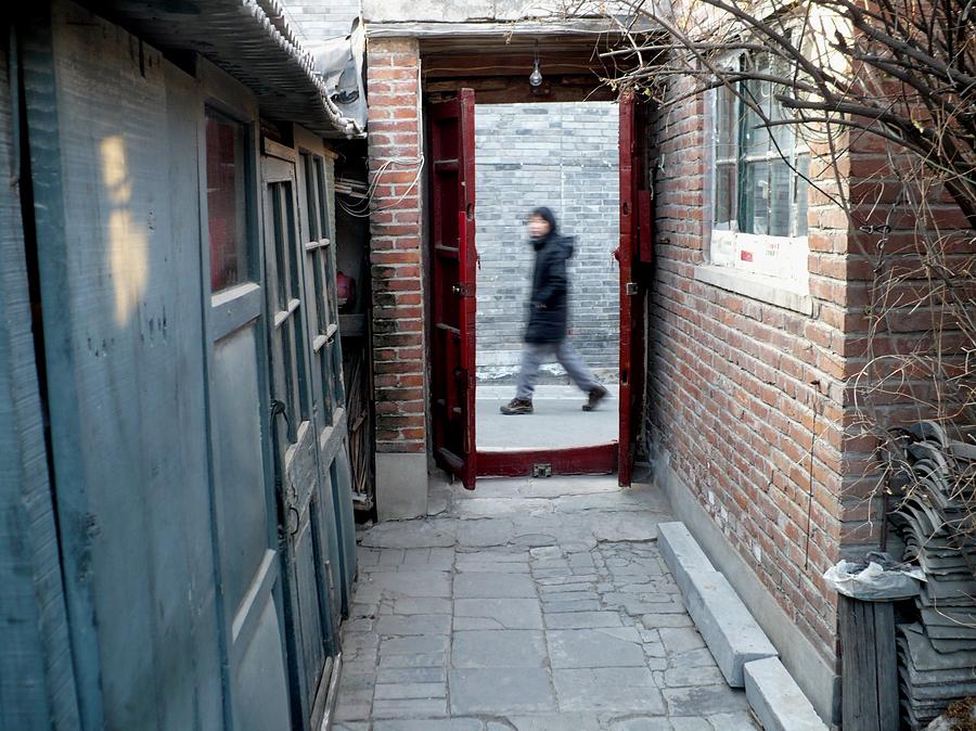 Beijing alley Digital Art by Steve Breslow