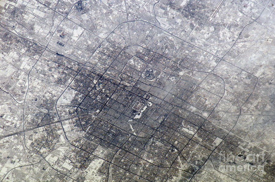 Beijing, China, From Space Photograph by NASA/Science Source