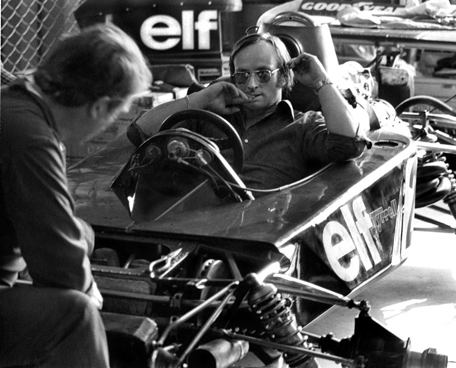 Being Fitted - Chris Amon  Photograph by Mike Flynn