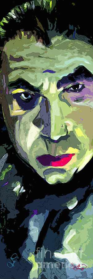 Portrait Painting - Bela Lugosi Dracula Portrait by Ginette Callaway