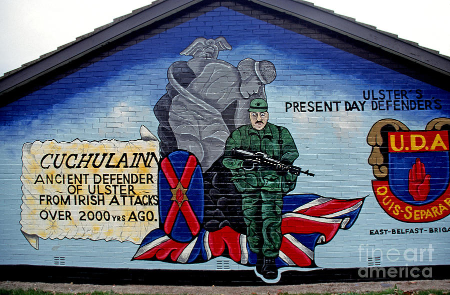 Freedom Corner Photograph - Belfast Mural by Thomas R Fletcher