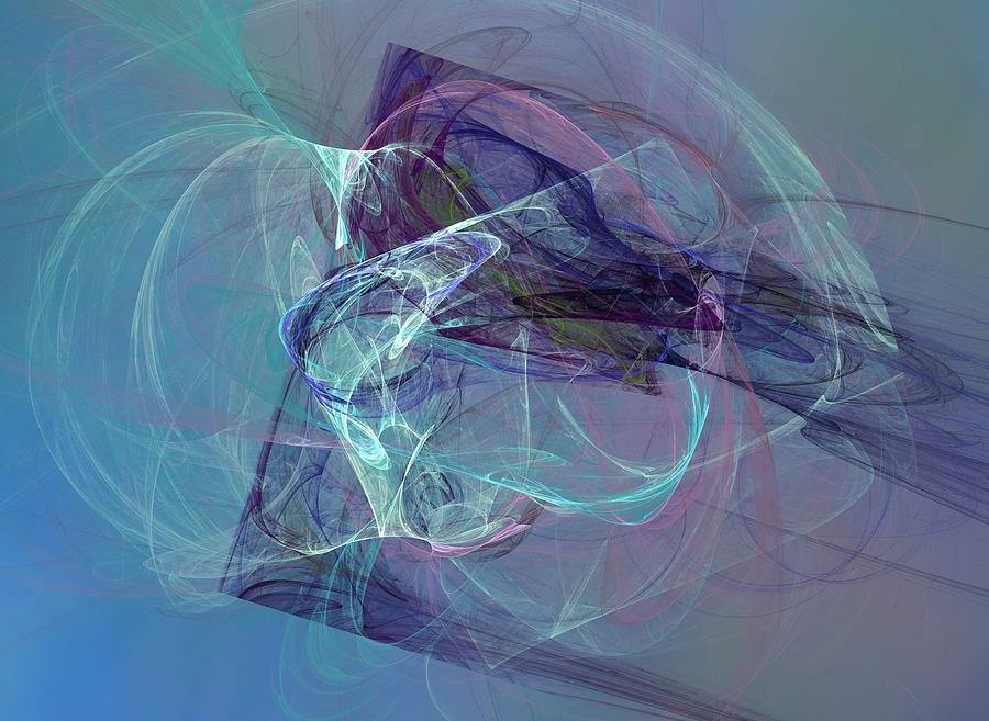 Abstract Digital Art - Believe by Christy Leigh
