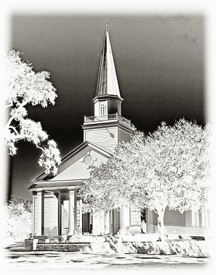 Black And White Photograph - Belin UMC Black and White Sabattier by Bill Barber