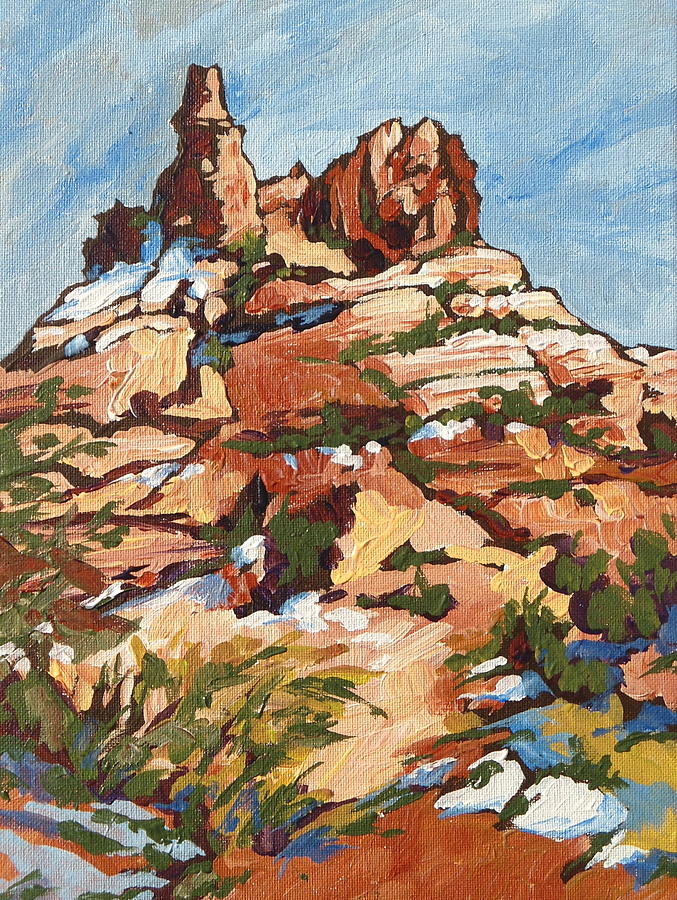 Bell Rock 2 Painting by Sandy Tracey