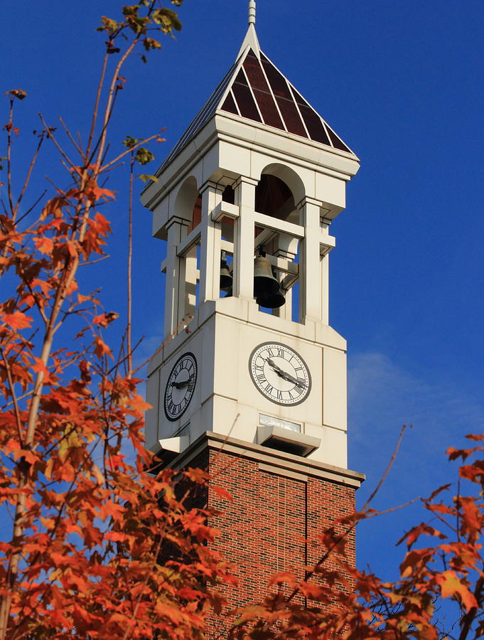 Bell Tower in Fall Colors Photograph by Coby Cooper