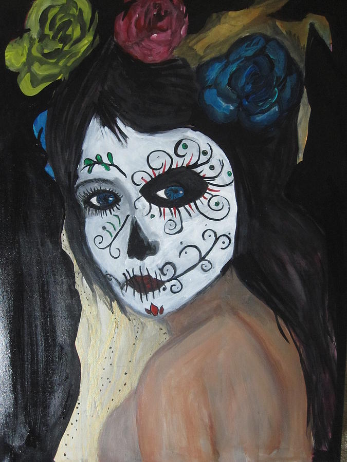 Bella Muerte Painting by Cassandra Douglas-Whitaker - Fine Art America