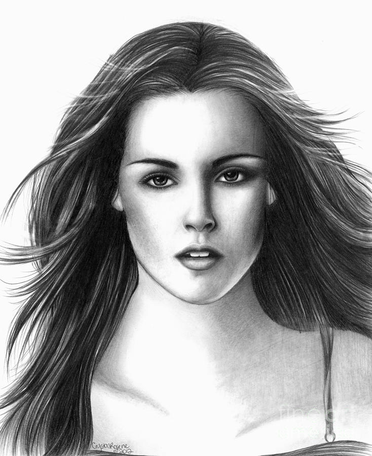 Bella Swan Drawing by Crystal Rosene