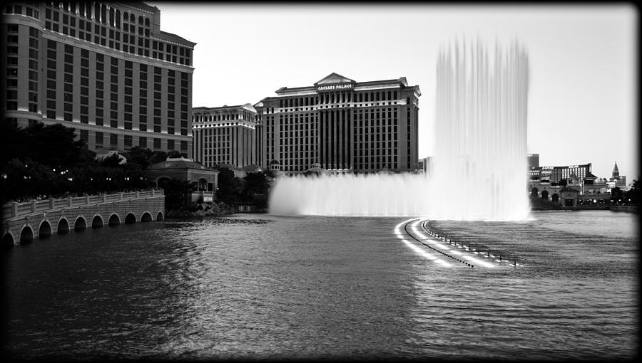Architecture Photograph - Bellagio Fountains by Ricky Barnard