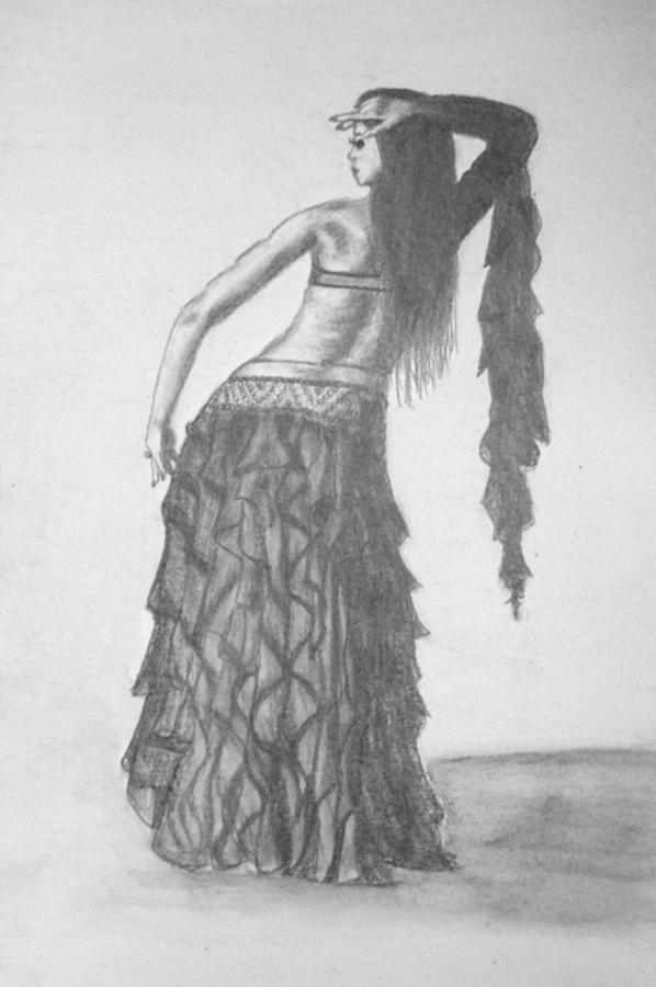 Belly Dancer, in James Taylor's Commissions Comic Art Gallery Room