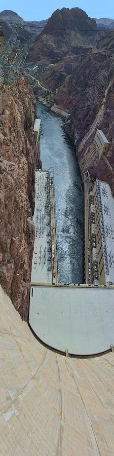 Below Hoover Dam Photograph by Gregory Scott