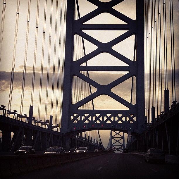 Philadelphia Photograph - Ben Franklin Bridge by Katie Cupcakes
