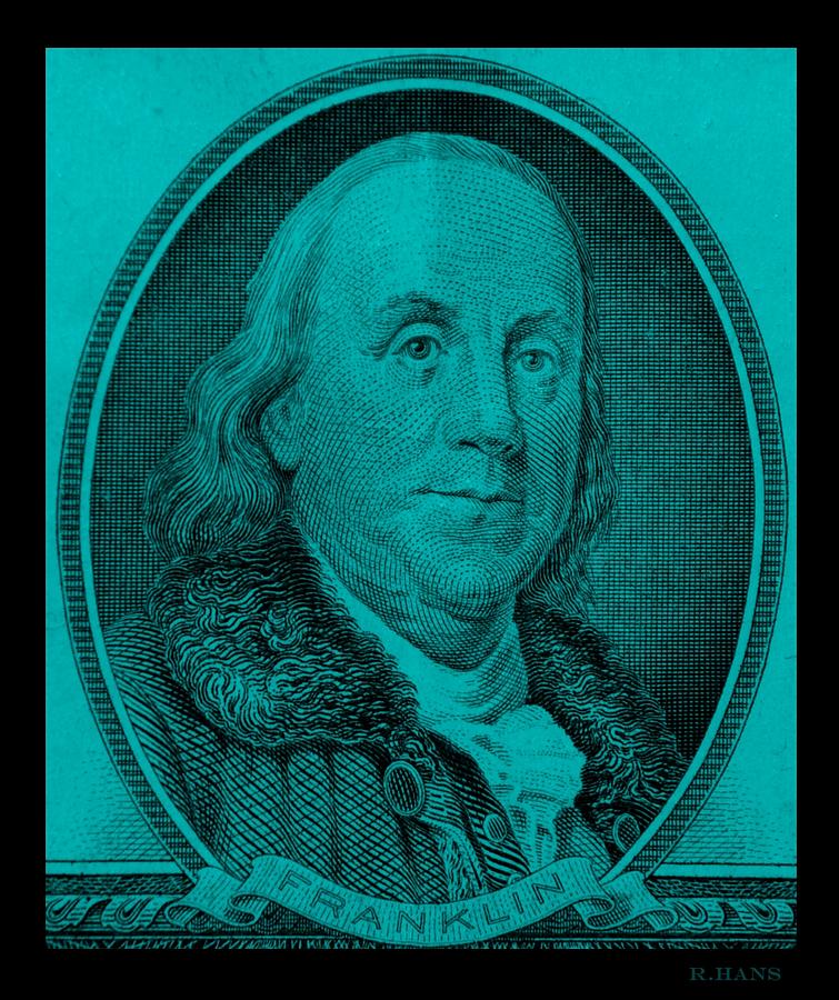 BEN FRANKLIN in TURQUOIS Photograph by Rob Hans
