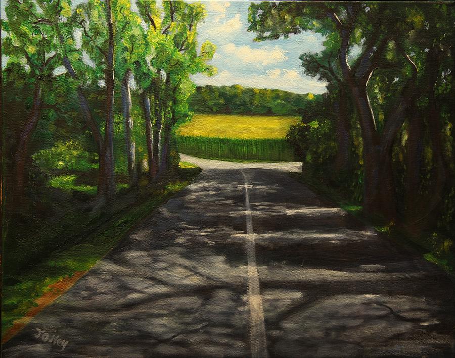 Bend Road Painting by James Hey