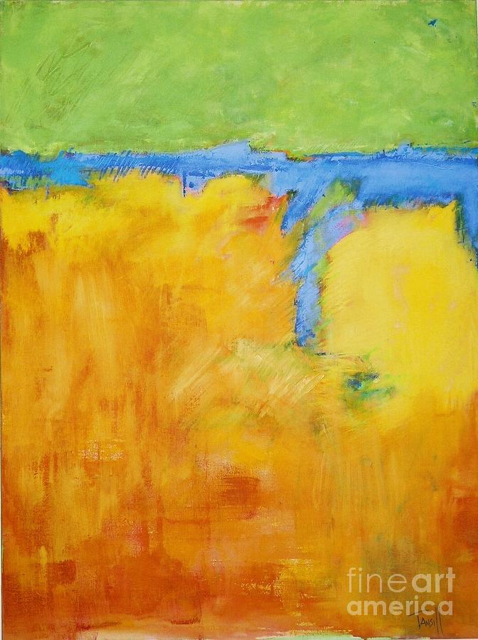 Abstract Expressionism Painting - Beneath the Surface by Tansill Stough