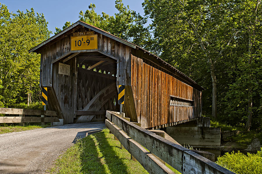 Benetka Road Covered Bridge Photograph by At Lands End Photography