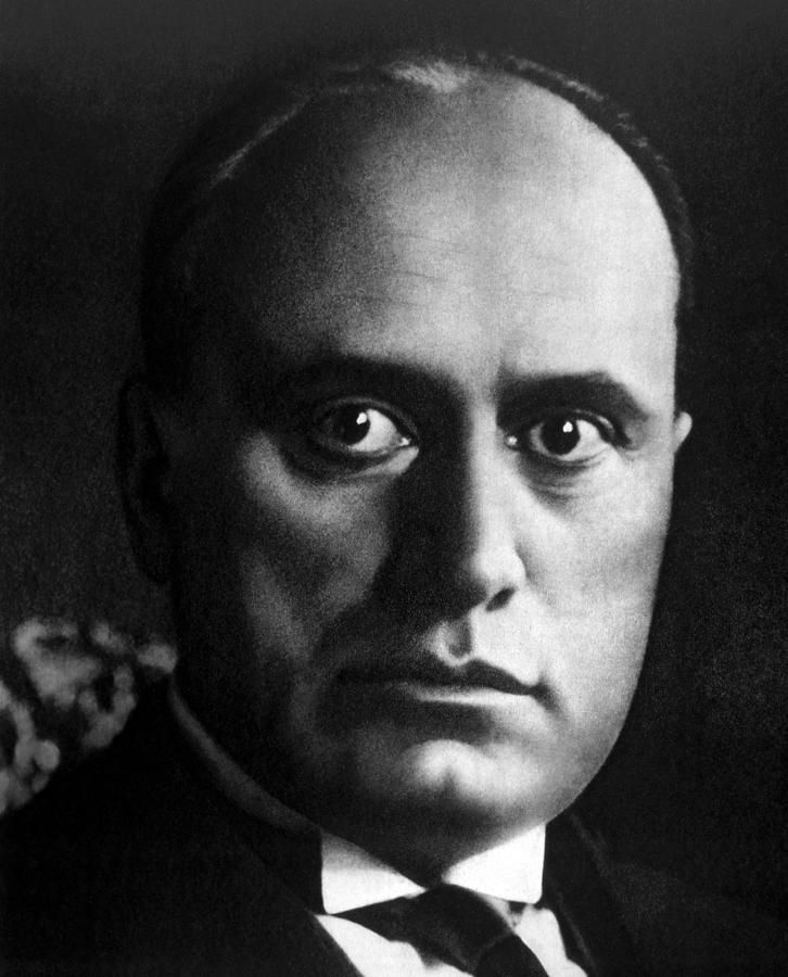 Benito Mussolini Photograph Photograph By Everett Fine Art America