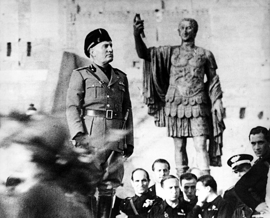 Benito Mussolini, 1943 Photograph by Everett | Fine Art America