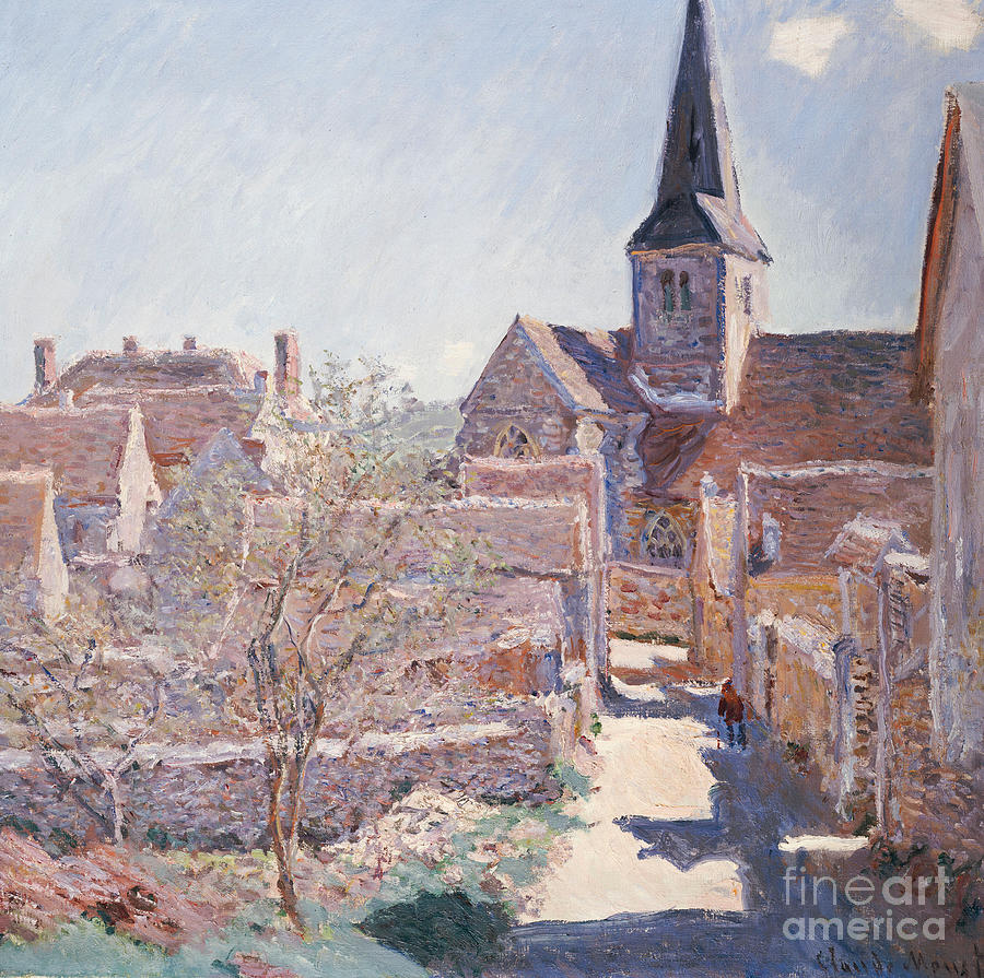 Bennecourt by Claude Monet Painting by Claude Monet