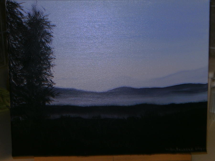 Landscape Painting - Berkshire Sunrise by Ann Bourque