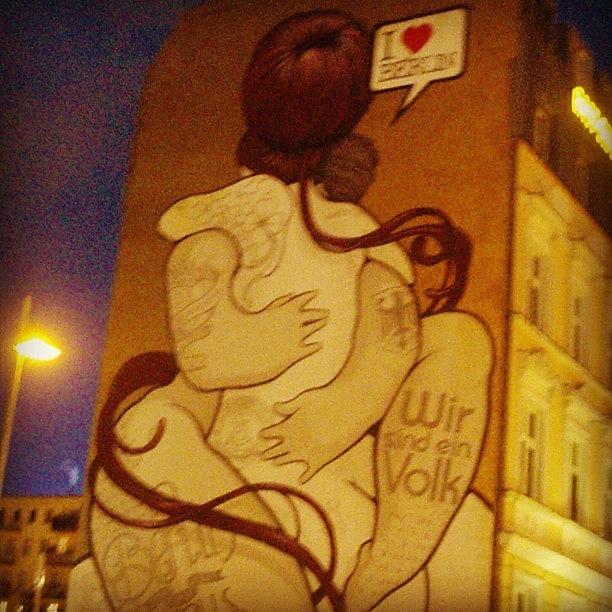 Berlin Photograph - #berlin #germany #berlinwall #streetart by Kali Stara