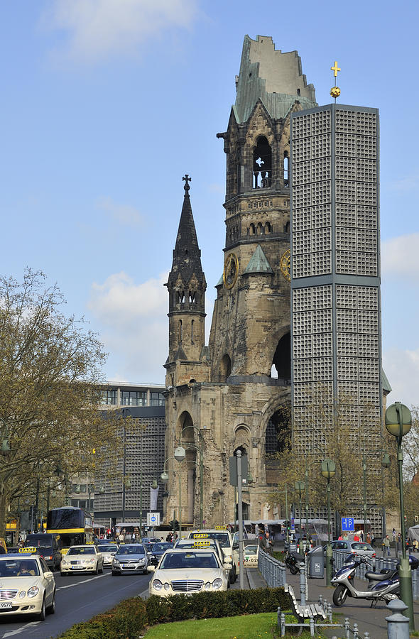 Berlin Kaiser Wilhelm Memorial Church Kurfuerstendamm Photograph by Matthias Hauser