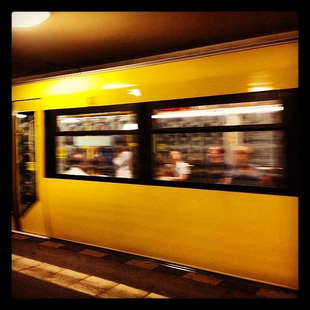 Berlin Photograph - #berlin Metro by Raquel Duque