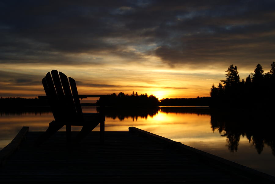 Berry Lake Sunrise Photograph by Steven Clipperton