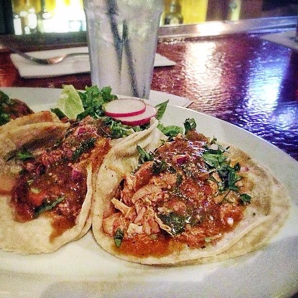 Foodspotting Photograph - Best Shredded Beef & Chicken Tacos For by Peter Stetson