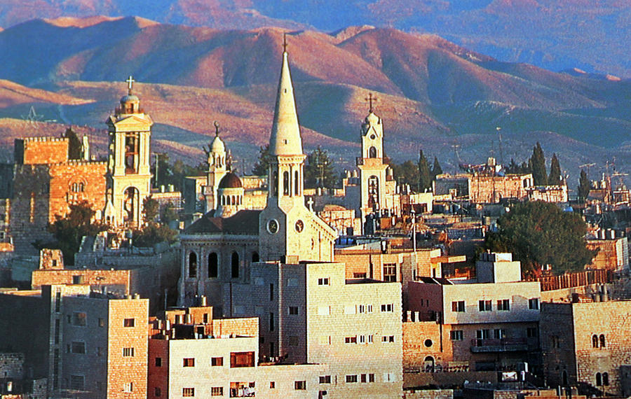 Bethlehem With Judea Desert Photograph
