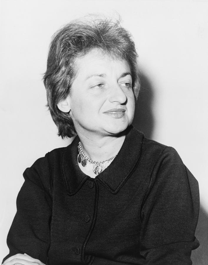 Portrait Photograph - Betty Friedan 1921-2006, Feminist by Everett