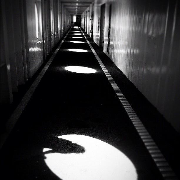 Blackandwhite Photograph - Between Shadows There Is Light by Robbert Ter Weijden