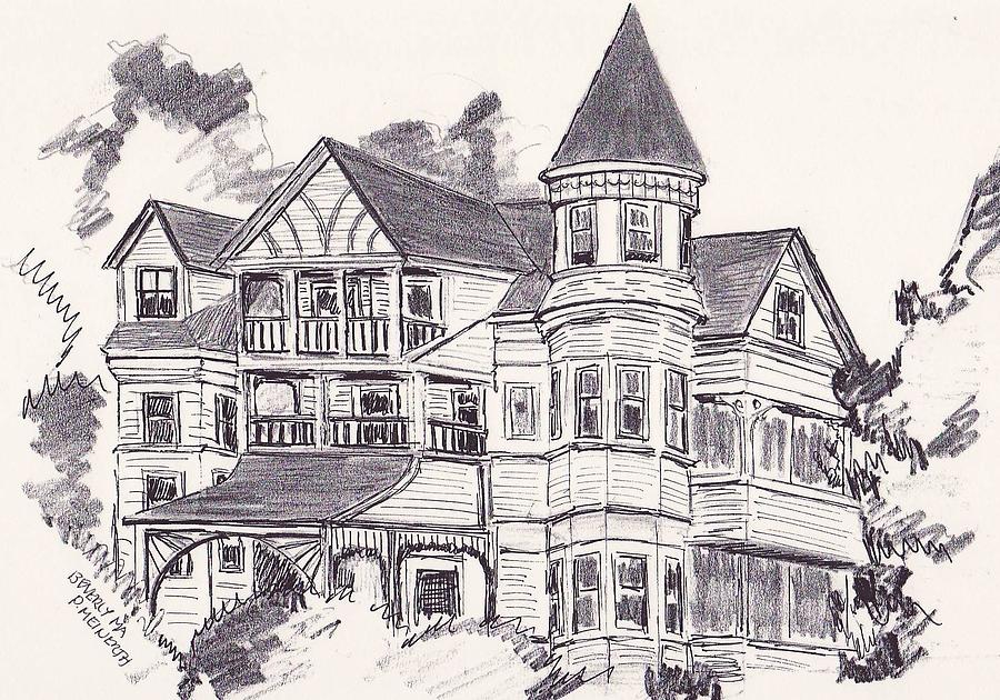 Beverly Victorian Drawing by Paul Meinerth