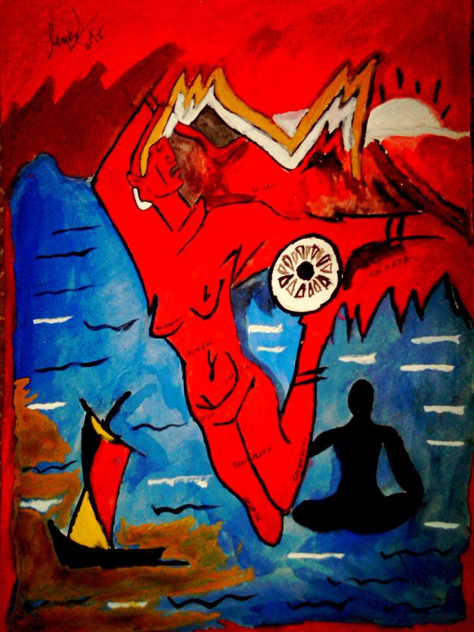 Bharatmata Painting by Rajesh Reddy